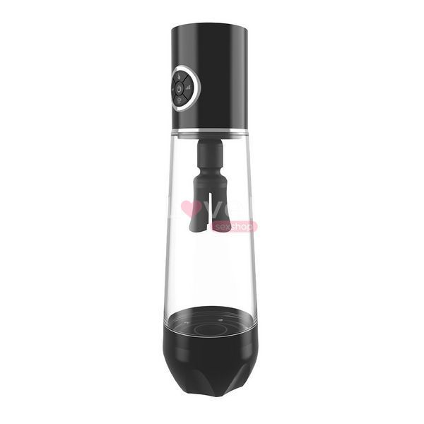 Автоматична вакуумна помпа Men Powerup Luxury Pump з вібромасажем SX4045 фото