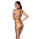 Боди-халтер из экокожи Passion JANNIES BODY S/M black SO8443 фото 2