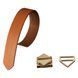 Набор фиксаторов для рук и ног LOCKINK Hogtie Set, коричневый, ремни из натуральной кожи SX0840 фото 6